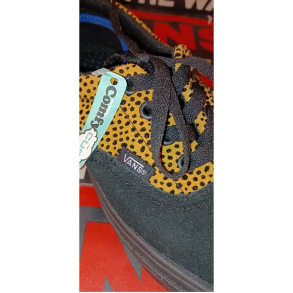 Vans Comfycush Era Tiny Cheetah Black Suede Men's 5.5/Women's 7 VN0A3WM9VWS - Picture 4 of 11